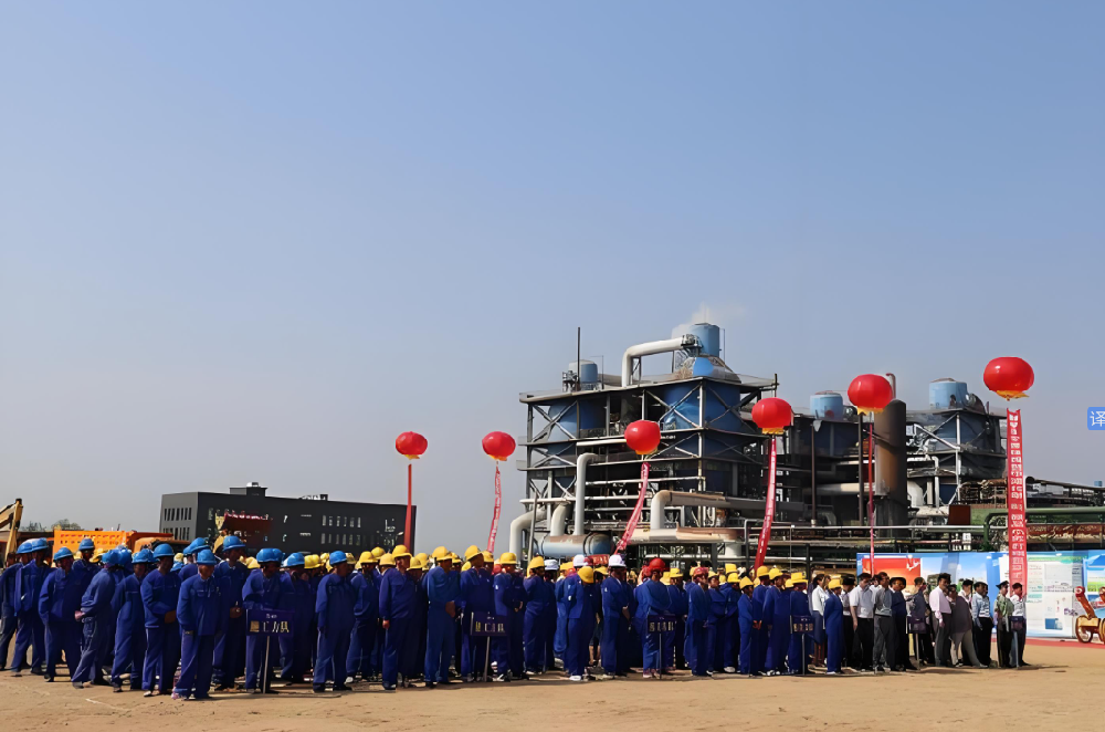 山東海化股份有限公司小蘇打廠20 萬噸 / 年小蘇打項(xiàng)目順利建成。